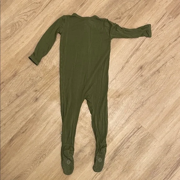 Kyte BABY Forest Green Kids Footie - Picture 6 of 6